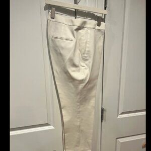 Ann Taylor - Cropped & Cuffed Dress Pants (Off White)
